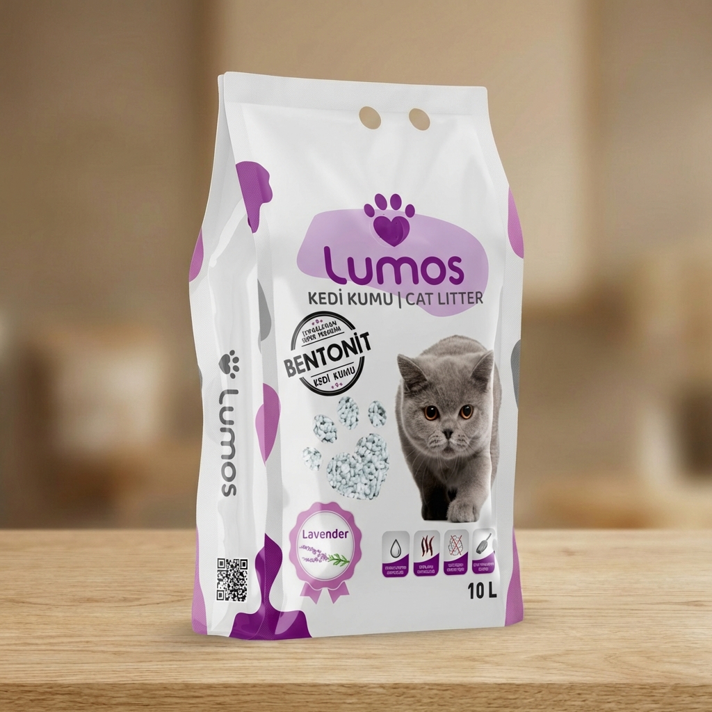 Lumos Lavender: %99.5 Tozsuz ve Lavanta Kokulu Premium Kedi Kumu